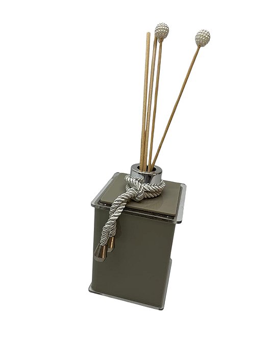 Porta Difusor - Fendi com Prata