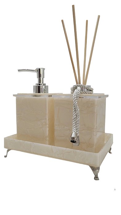 Kit Lavabo - Bege Pérola