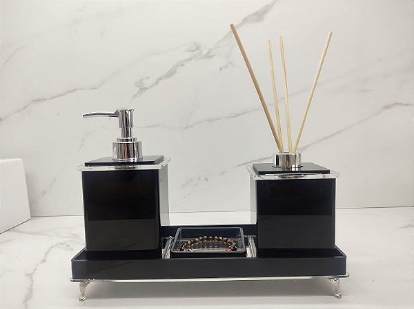Kit Lavabo - Preto Liso