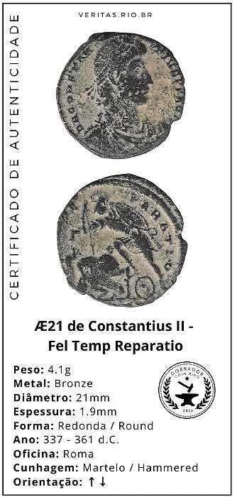 Moeda Romana Constantius II