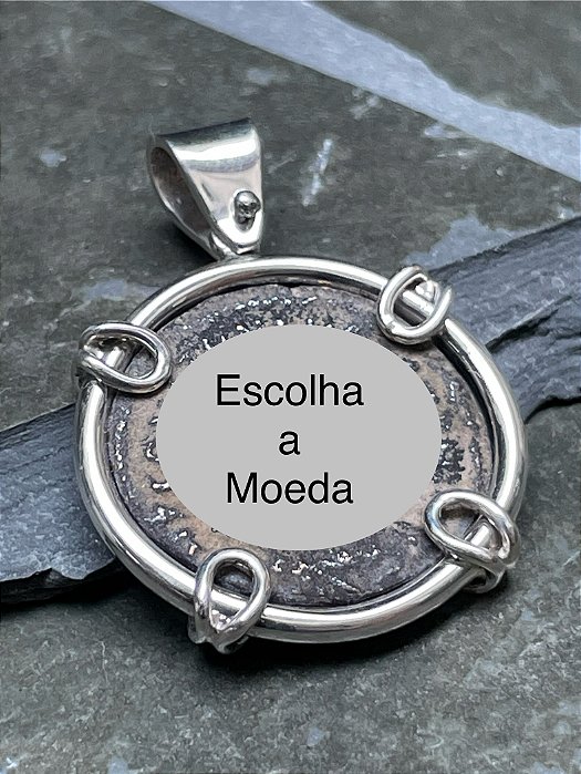 Pingente Argentum Numis Modelo Hispania