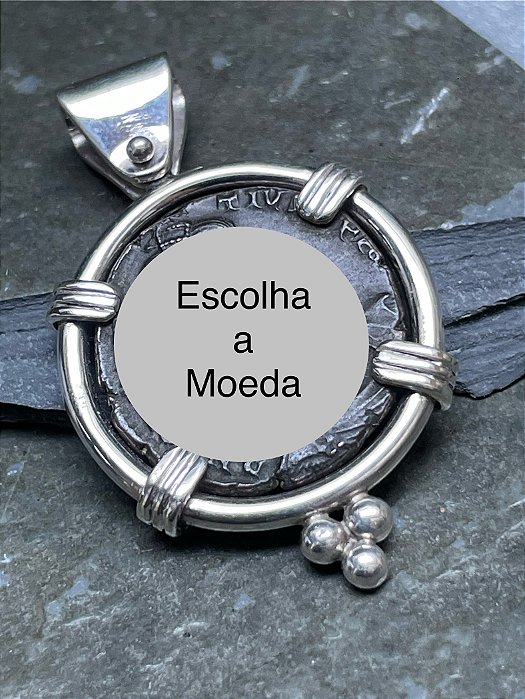 Pingente Argentum Numis modelo Britannia