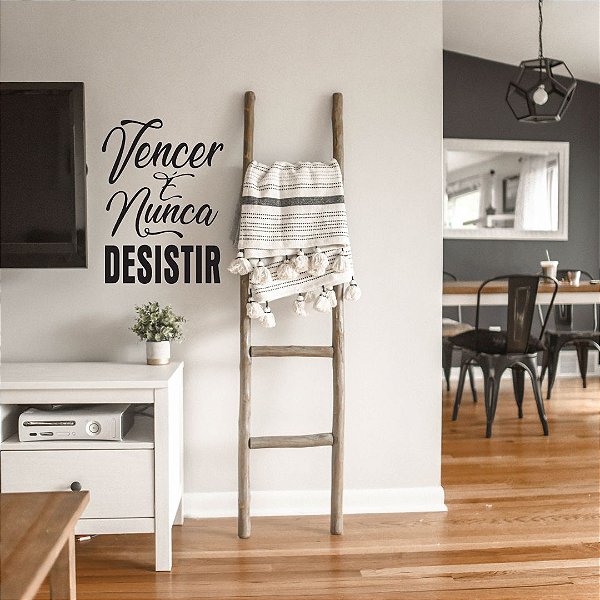 Adesivo de Parede Nunca Desista - Adesivos Decorativos e