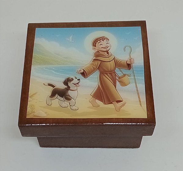 Mini caixa infantil decorada ideal para terço
