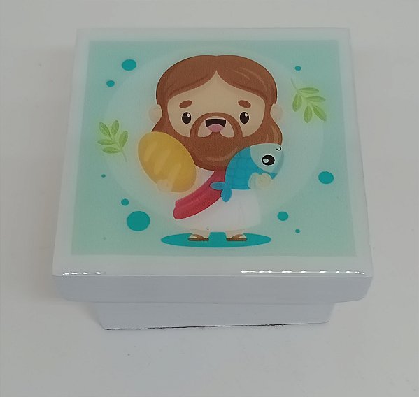 Mini caixa infantil decorada ideal para terço