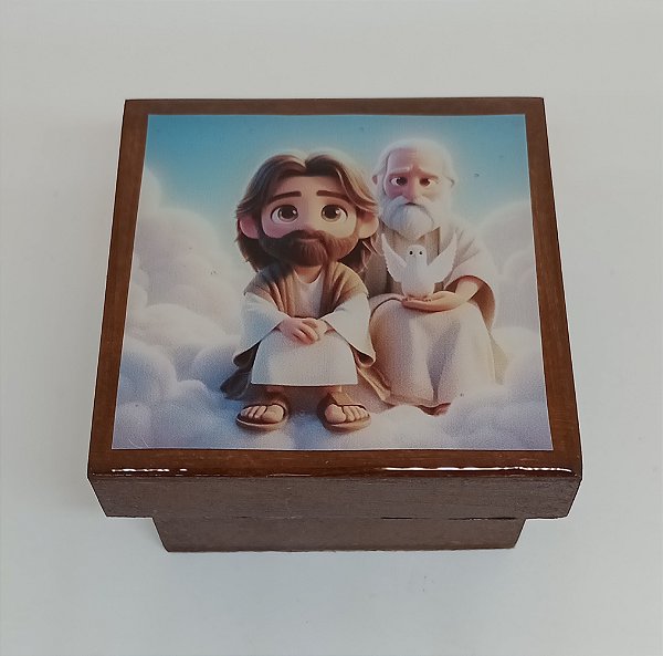 Mini caixa infantil decorada ideal para terço