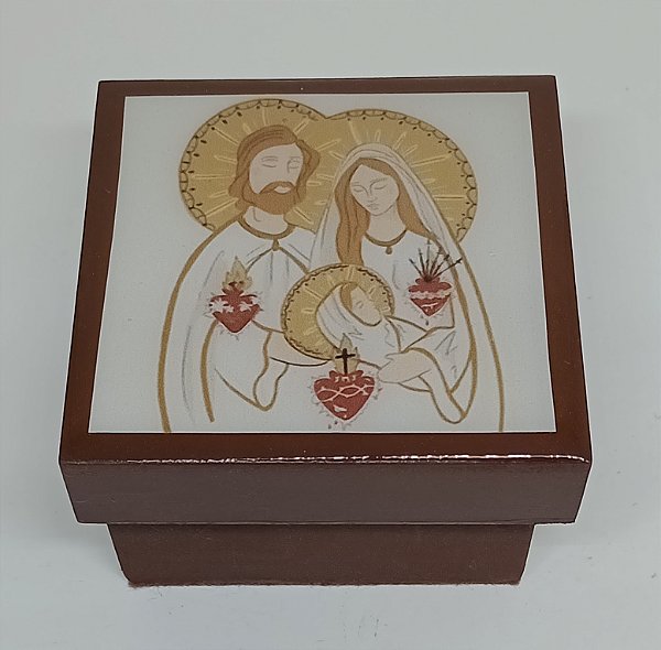 Mini caixa decorada ideal para terço
