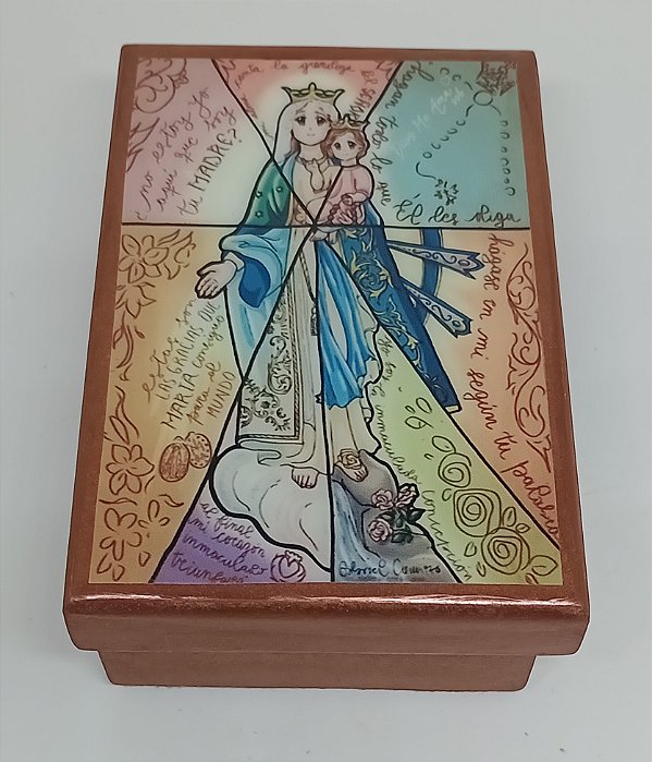 Caixa decorada Nossa Senhora