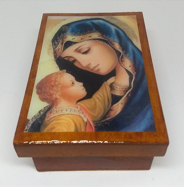Caixa decorada Nossa Senhora