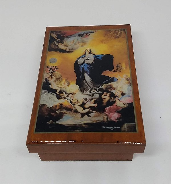 Caixa decorada Imaculada Conceição