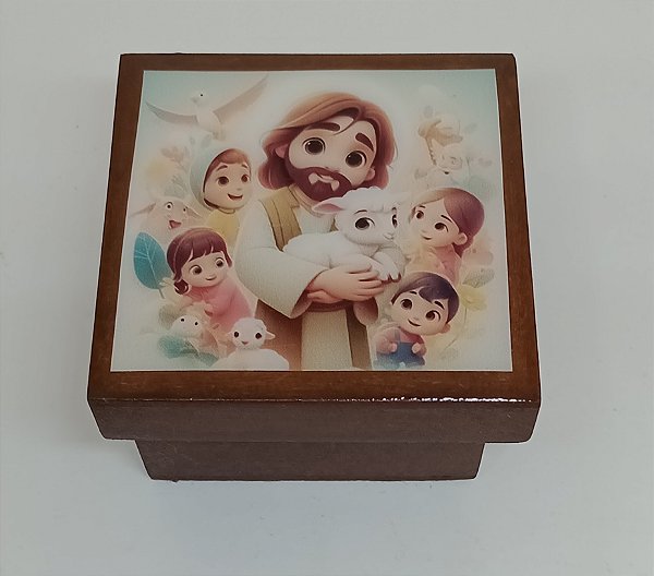 Mini caixa infantil decorada ideal para terço