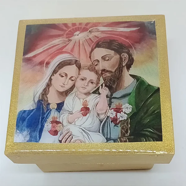 Mini caixa decorada ideal para terço
