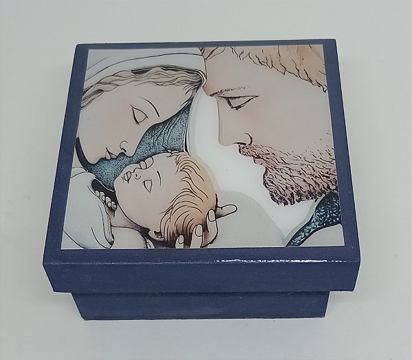 Mini caixa decorada ideal para terço