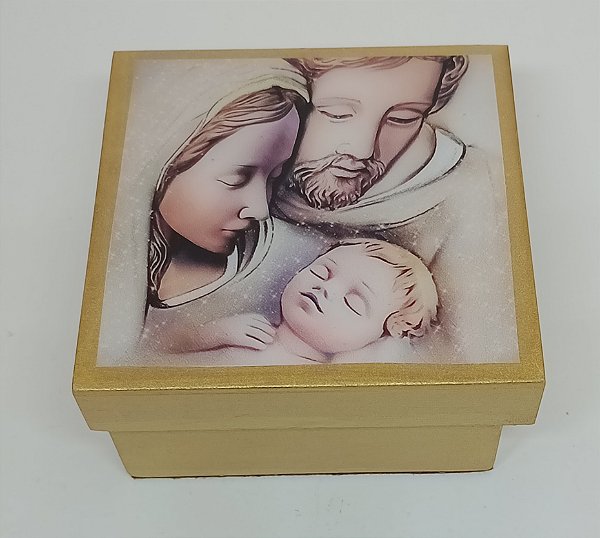 Mini caixa decorada ideal para terço