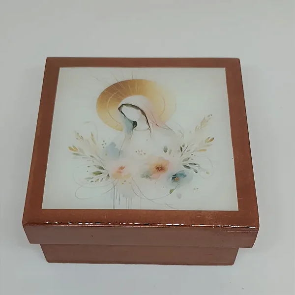 Caixa decorada Nossa Senhora