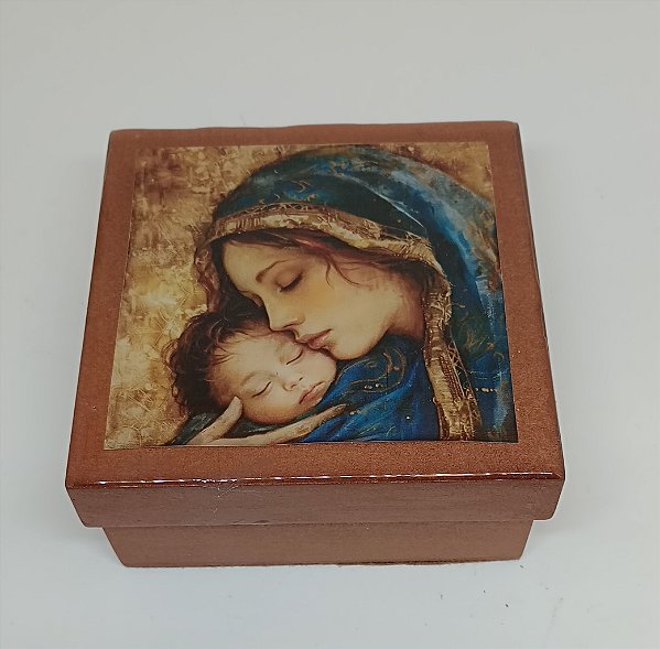 Caixa decorada Nossa Senhora