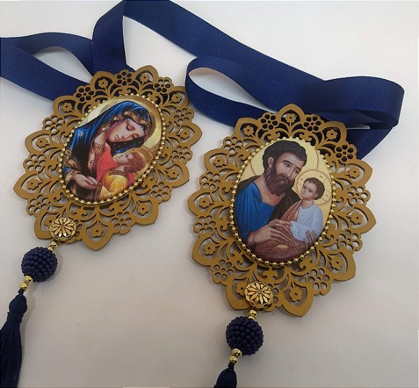 Escapulário de Porta Nossa Senhora e São José