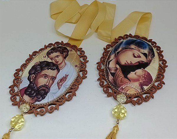 Escapulário de Porta de Nossa Senhora e São José