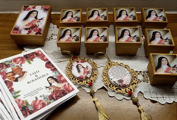 Kit completo para matrimônio com imagem cristã a escolher