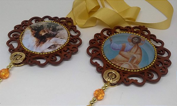 Escapulário de Porta Paixão e Ressurreição