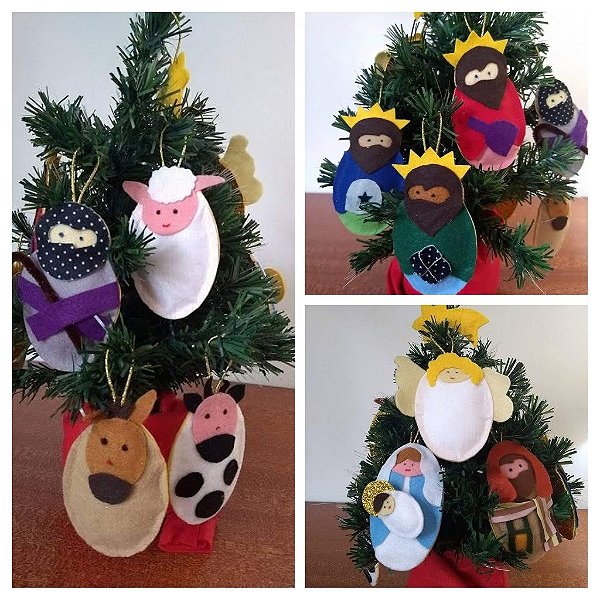 Presépio Montessoriano para árvore de Natal