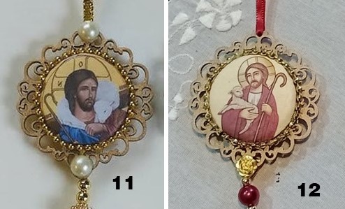 Kit com 10 medalhas Jesus, o Bom Pastor