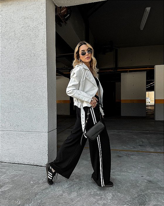 CALÇA TRACK PRETA