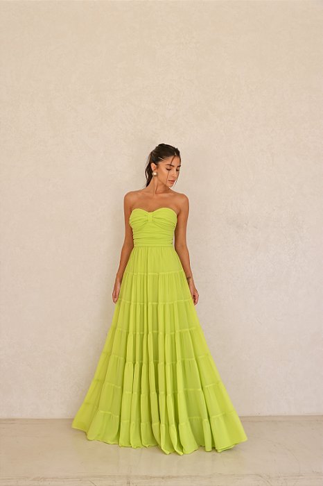 VESTIDO GEORGIA VERDE LIMA
