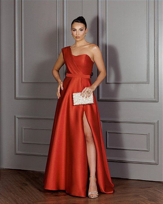 VESTIDO ARIANA TERRACOTA