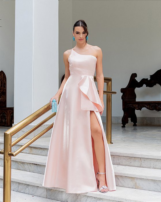 VESTIDO CLEO ROSA ZIBELINE GLOW