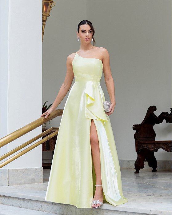 VESTIDO CLEO AMARELO ZIBELINE GLOW