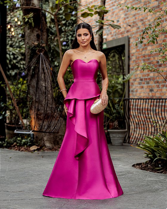 VESTIDO PIETRA FUCSIA