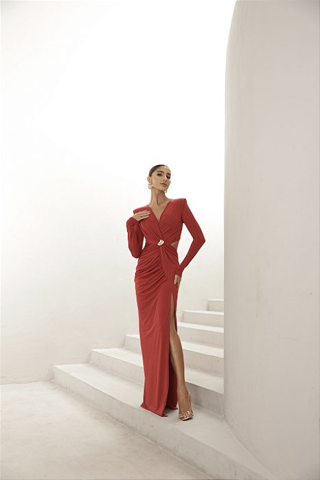 VESTIDO BETINA VERMELHO