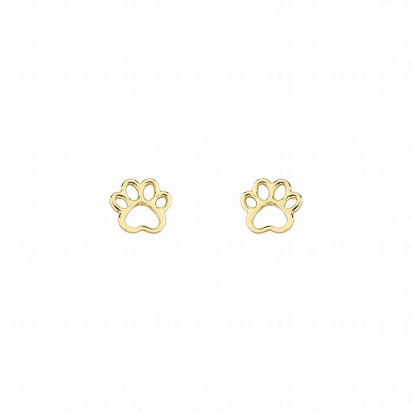Brinco Patinha - Semijoia Banhada a Ouro 18K