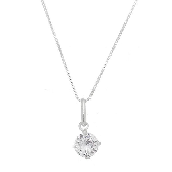 Colar Ponto de Luz 45 cm - Joia em Prata 925