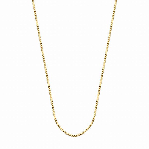 Corrente Veneziana Extensível - Semijoia Banhada a Ouro 18K