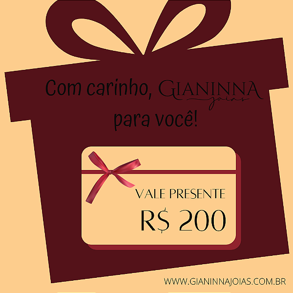Vale Presente de R$200