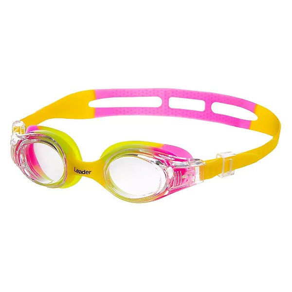 OCULOS INFANTIL JOY PREMIUM LEADER ROSA E AMARELO