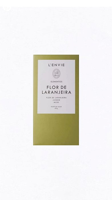 Barra de Perfume Flor de Laranjeira - 40g