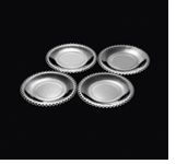 Pratos Rasos Sobremesa Cristal Pearl