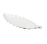 Travessa Folha Porcelana Borboletas 35cm