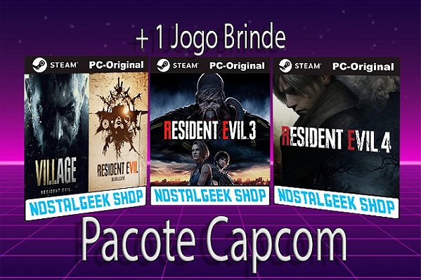 PACOTE CAPCOM STEAM OFFLINE