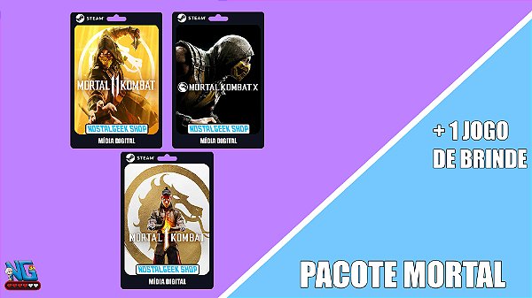 PACOTE MORTAL STEAM OFFLINE