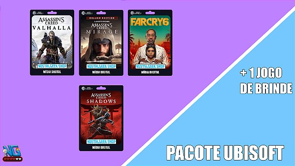 PACOTE UBISOFT OFFLINE