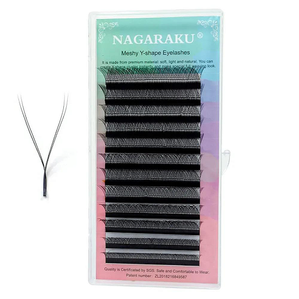 Cílios Brasileiro Y 0.07C MIX 8-14mm