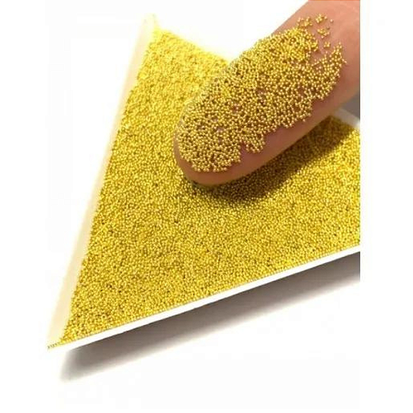 Pedraria p/ Joias de Unhas- Caviar Dourado