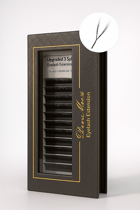 Cilios Y Triplo Decemars 0.07D Preto l MIX 8–14mm