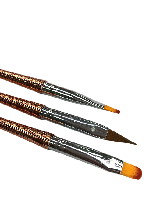 Kit PIncel c/ 3 un Rose gold Helen Color