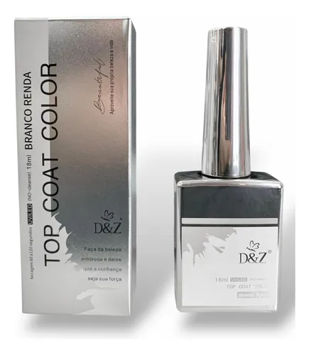 Topcoat D&Z BRANCO RENDA 18 ml
