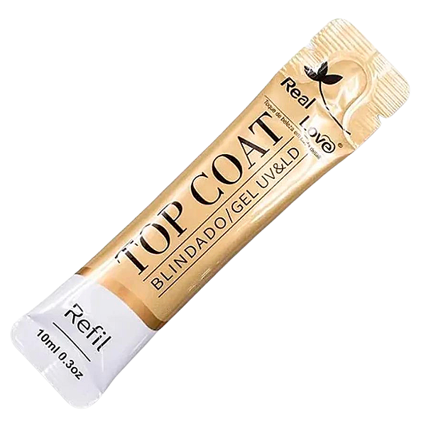Topcoat Blindado Real Love Refil 10ml